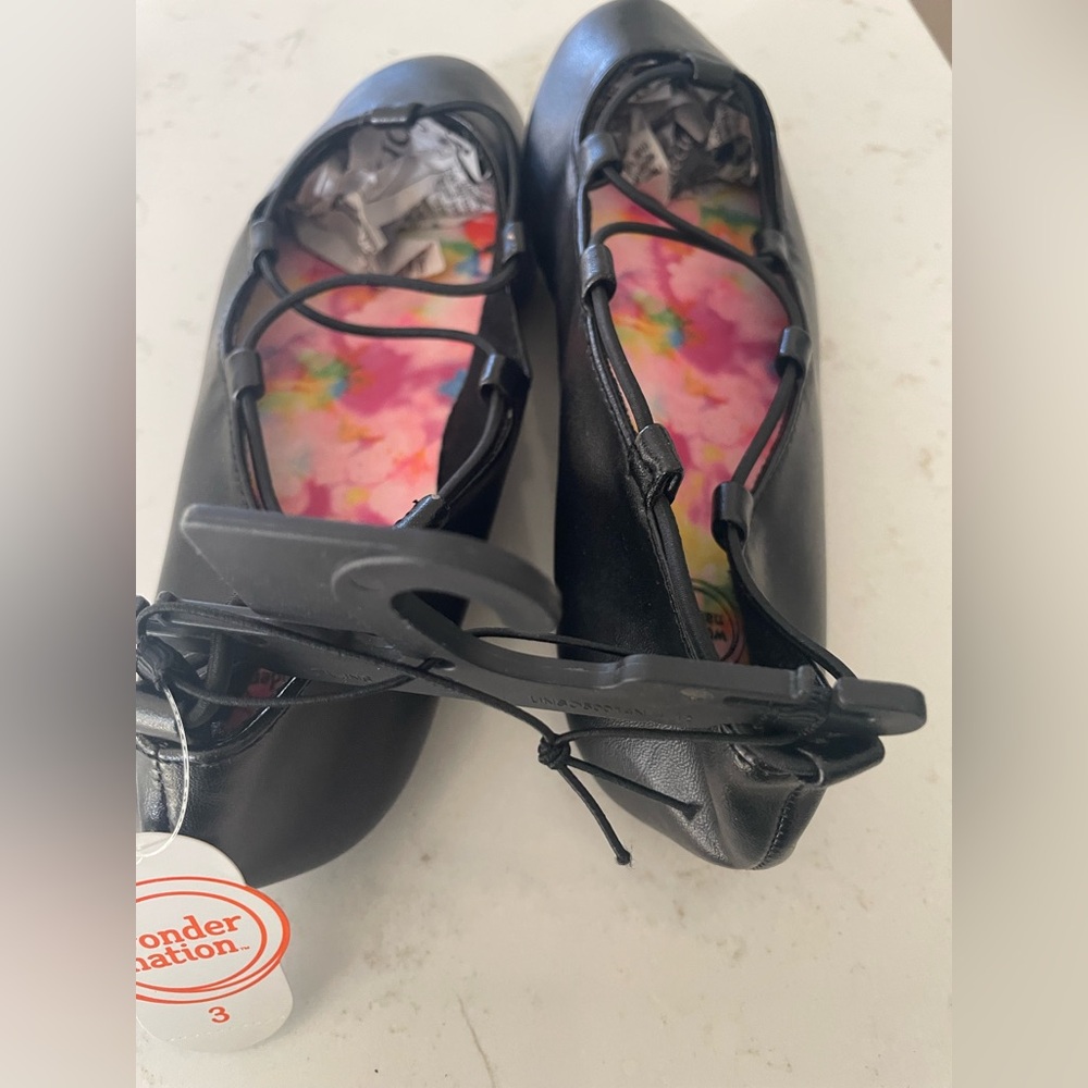 Black girl shoes new size 3